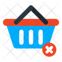Remove From Basket Remove From Bucket Grocery Icon