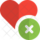 Remove Heart Remove Love Heart Icon
