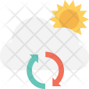 Renewable Cloud Refresh Icon