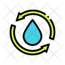 Renewable Water Water Filtration Reuse Water Icon