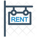 Rent Banner Rent Sign Icon