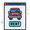 Rent Car Rent Vehicle Car Icon