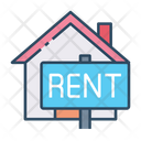 Rent House Rent Home For Rent Icon
