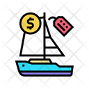 Boat Rental Color Icon