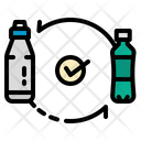 Replace Plastic Bottle Icon