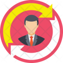 Employee Replacement Retention Icon