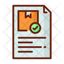 Report Delivery Report Delivery Dcument Icon