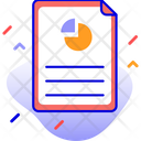 Report Document Financial Graph Icon