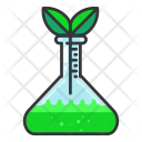 Biology Research Flask Icon