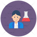 Scientist Researcher Experimenter Icon