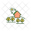 Solar Panel Home Icon