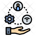 Management Network Operation Icon