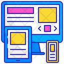 Responsive Computer Tablet Icon