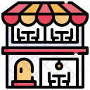 Restaurant Building  Icon