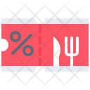 Restaurant Coupon  Icon