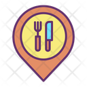 Mnearby Restaurants Restaurant Location Fast Food Location Icon