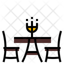 Chair Reservation Restaurant Icon