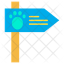 Sign Animal Ahead Restricted Area Icon