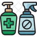 Sanitizer Bottle Spray Alcohol Icon