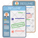 Resume Accepted Job Application Job Confirmation Icon