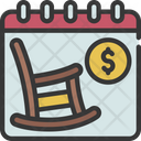 Payment Schedule Retire Icon