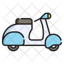Motorcycle Motor Transportation Icon
