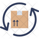 Cardboard Box Recycle Icon