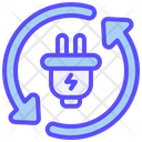 Reuse Electricity Icon