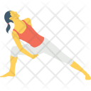 Reverse Warrior Pose  Icon