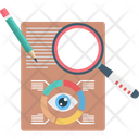 Review Magnifying Analysis Icon