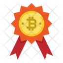 Reward Award Bitcoin Icon