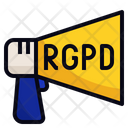 Rgpd Announcement Data Icon