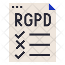 Rgpd Checklist Regulation Icon