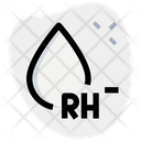 Rh Minus Blood Group Icon