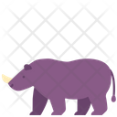 Rhino Creature Animal Icon