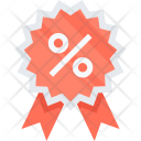 Ribbon Offer Discount Icon