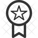 Ribbon Symbol Medallion Icon