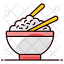 Rice Bowl Boiled Rice Food Icon