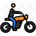 Rider Biker Sport Icon