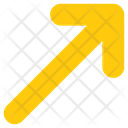 Right Corner Arrow Up Arrow Arrowhead Icon