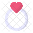 Ring Heart Love Icon