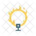 Fire Ring Circus Icon Of Colored Outline Style Available In Svg Png Eps Ai Icon Fonts