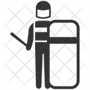 Riot Police Cop Coup Icon