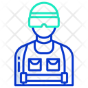 Riot Police Military Cop Icon