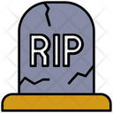 Halloween Rip Tombstone Icon