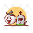 Rip Death Grave Icon