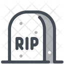 Rip Grave Death Icon