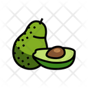 Ripe Avocado Icon