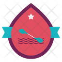 River Rafting Badge Icon