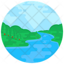Scenery Nature River Icon